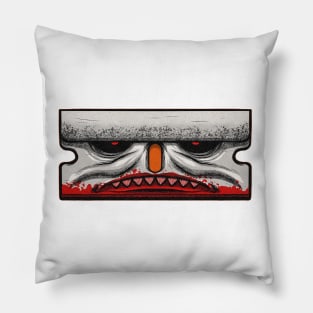 bloody razor Pillow