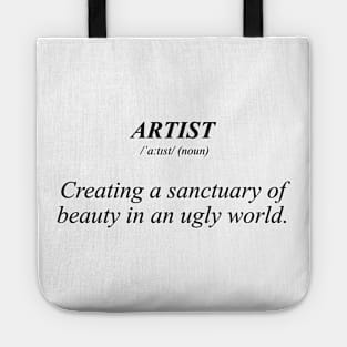 Artist Definition Tote