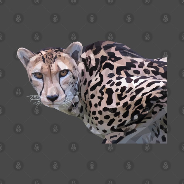 Low Poly King Cheetah by ErinFCampbell