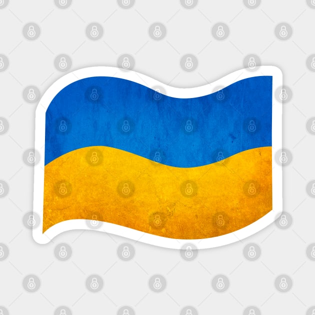 The Flag of Ukraine Magnet by Purrfect
