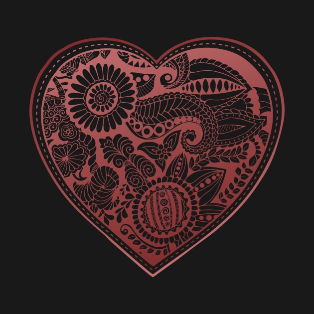 Zentangle heart by ComPix