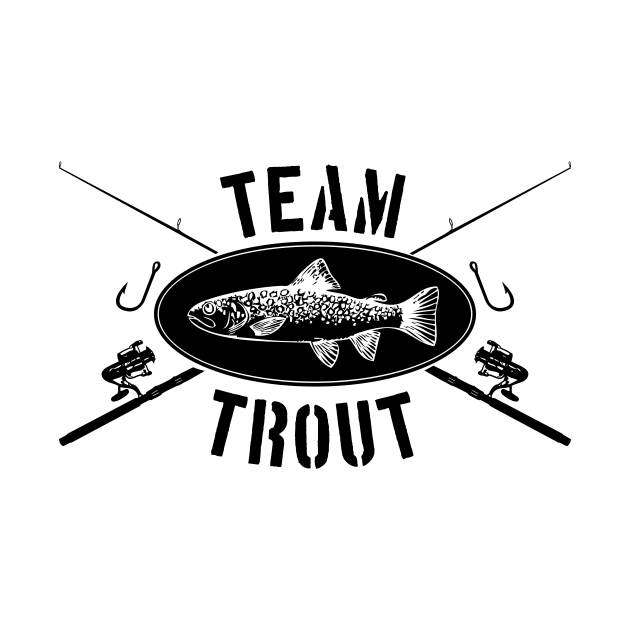 Team Trout (Black) by bobbuel