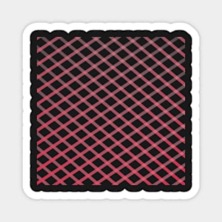 Ox Blood Lattice Work Magnet