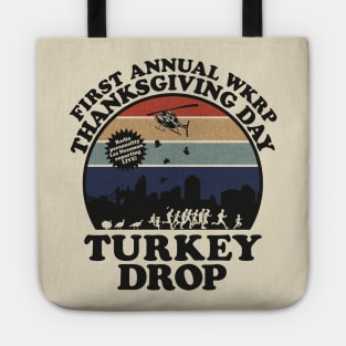 First Anual Turkey Drop vintage Tote