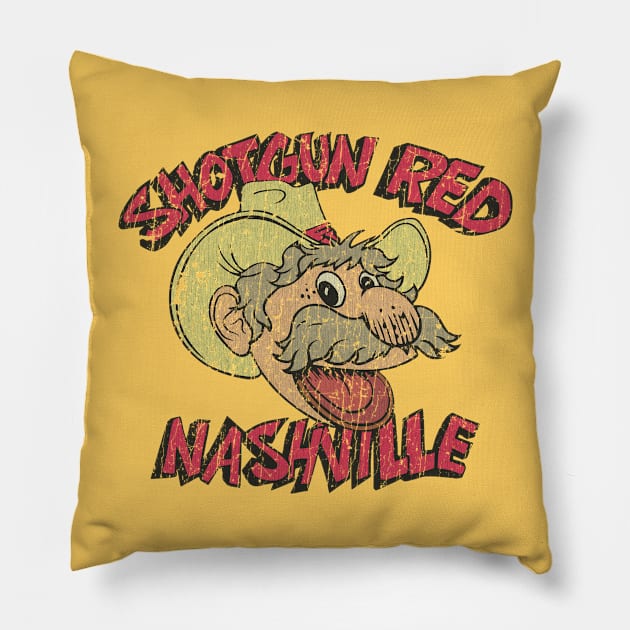 Shotgun Red Nashville 1983 Pillow by JCD666