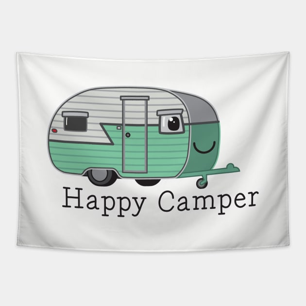 Happy Camper Tapestry by JAHGraphics