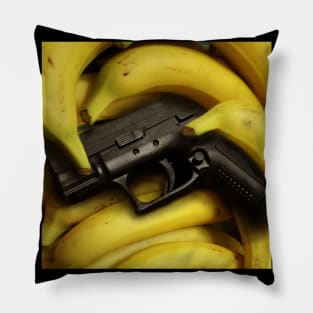 bananas gun Pillow