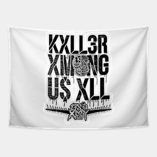 13XD XMY ''KXLLER AMONG US ALL'' Tapestry