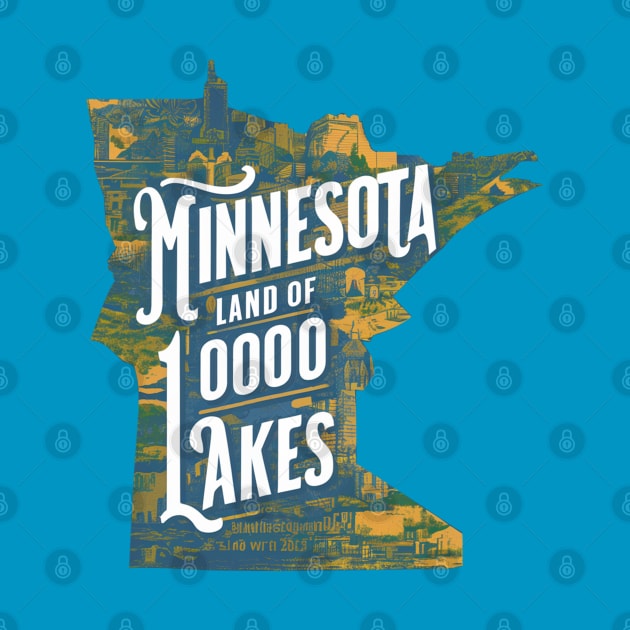 Minnesota Land of 10,000 Lakes by Moulezitouna