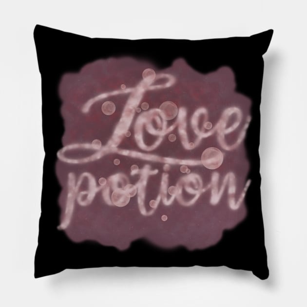 Love Potion Pillow by PollyChrome