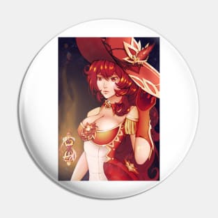 Genshin Impact Diluc Ragnvindr Femluc Magical Girl Mahou Shoujo Pin