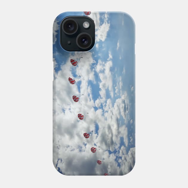 paragliding Phone Case by psychoshadow