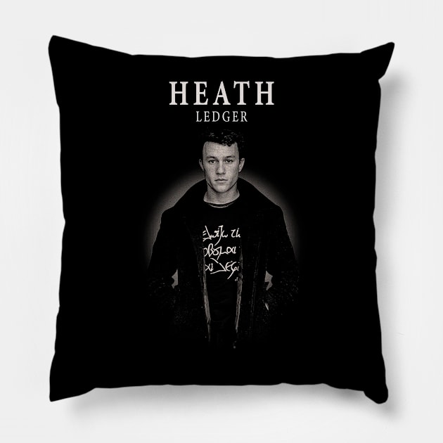 Heath Ledger Vintage Pillow by Wishing Well