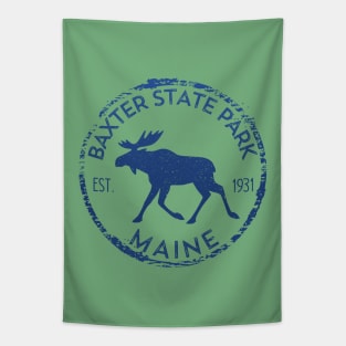 Baxter State Park Maine ME Moose Lovers Hiking Souvenirs Tapestry