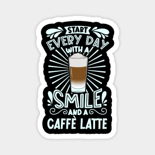 Smile with Caffè Latte Magnet