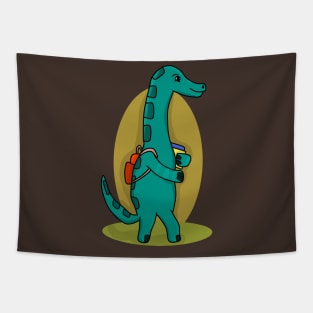 Back to school dino Tapestry