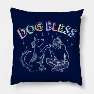 Dog Bless Pillow