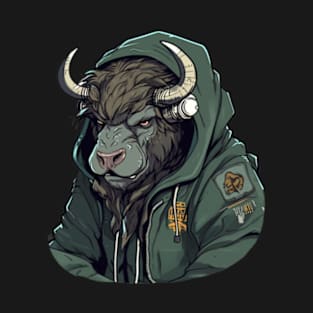 Cyberpunk Bison T-Shirt