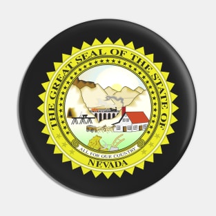 Seal of Nevada Pin