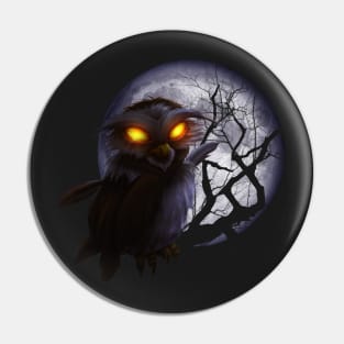 Night Owl Pin