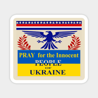 PRAY FOR UKRAINE Magnet