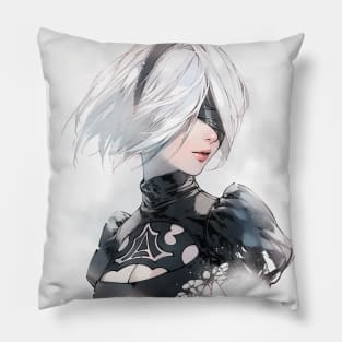 2B Yorha Nier Automata Graphic Pillow