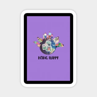 Happy people Magnet