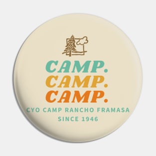 Camp Camp Camp Pin