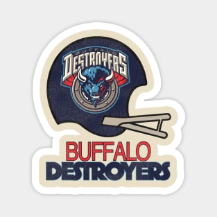 Defunct Buffalo Destroyers Football Team Magnet