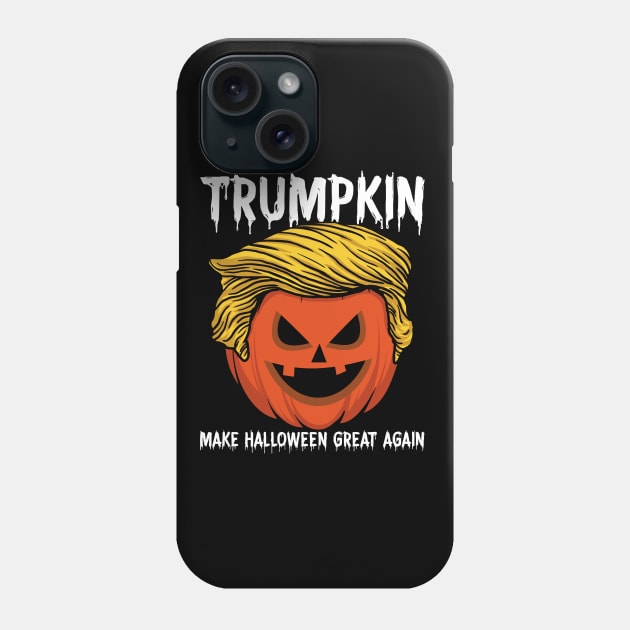 Trumpkin Make Halloween Great Again Phone Case by monolusi