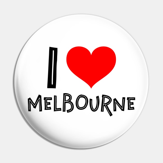 I love Melbourne Pin by Mantra99