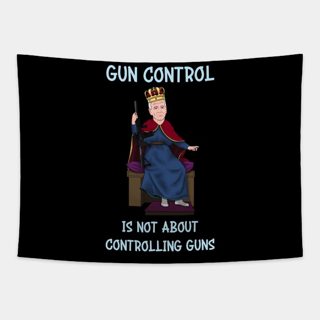 Gun control Tapestry by 752 Designs