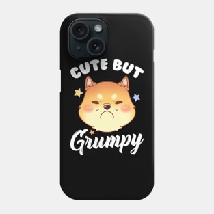 Cute Kitty Is Cute But Grumpy Kitten Upset Pouting Phone Case