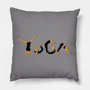 Yoga Text, Word, Meditatie Pillow