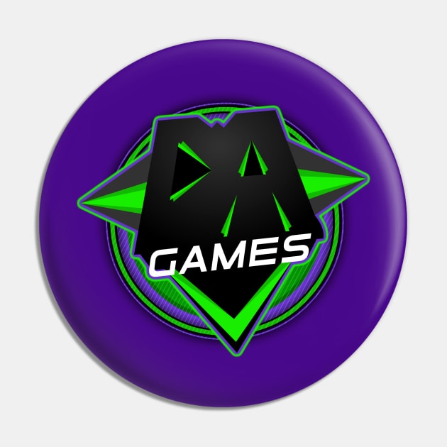 DAGames Logo Pin by DAGames