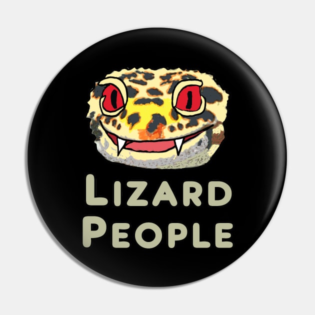 Lizard People Pin by Mark Ewbie