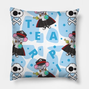 Cute Elephant Pirate Pillow