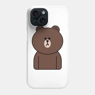 LINE Friends brown bear Phone Case