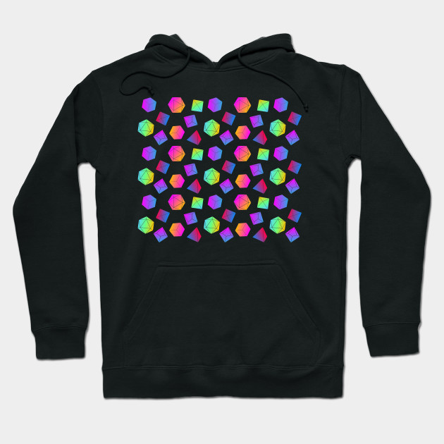 neon print hoodie