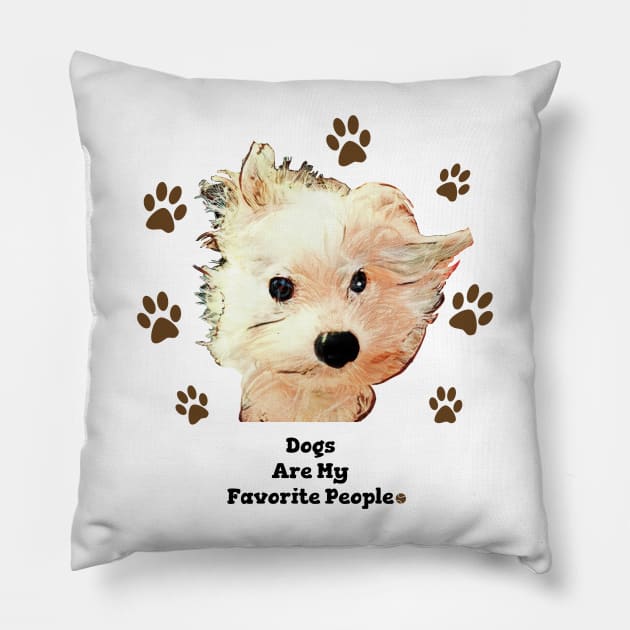 Paws Pillow by Artology06