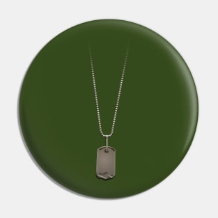 dog tag Pin