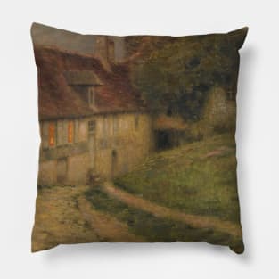 Old Houses by Henri Le Sidaner Pillow