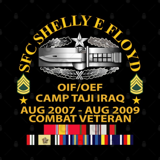 US Army - SFC SHELLY E FLOYD - Arc - OIF-OEF - Iraq w dates - 2nd Awd CAB -SFC w SVC by twix123844