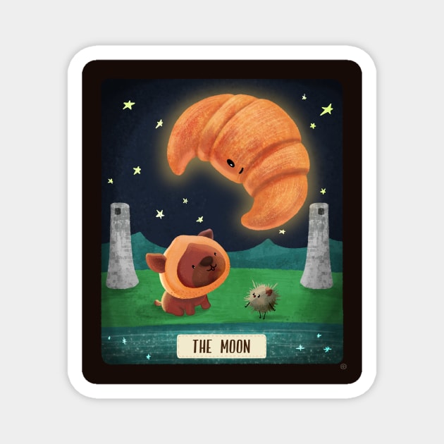 Dessert Tarot card-The Moon Magnet by BBvineart