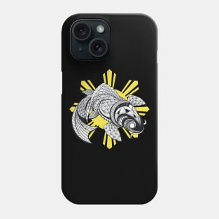 Philippine Sun/Tribal line Art Koi fish Phone Case