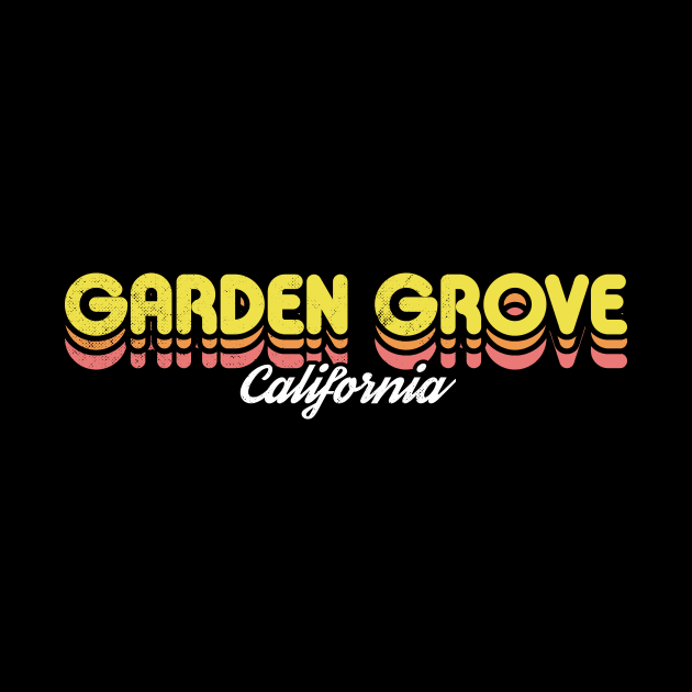 Retro Garden Grove California by rojakdesigns