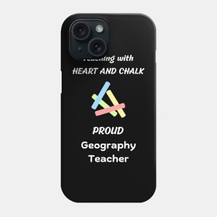 geography teacher gift - geography professor and instructor gift idea for geography of the world teachers and lovers design Phone Case