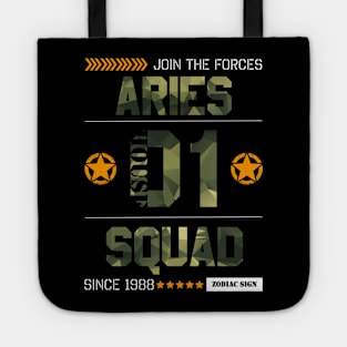 Zodiac Majesty Aries Squad Camo Tote