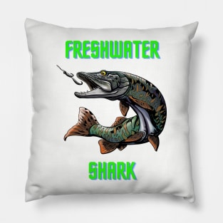 Freshwater shark Pillow