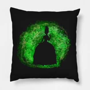 The Princess and the Frog Silhouette Pillow